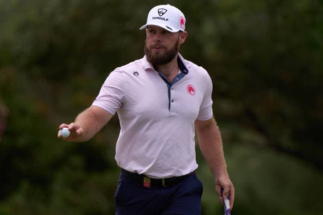 Tyrrell Hatton of England during the LIV Golf Andalucia tournament at Real Club Valderrama on June 6, 2026, in San Roque, Cadiz, Spain. (Photo by Camilla Stolen Imago) San Roque Spain Copyright: xCamillaxStolenx L1134647