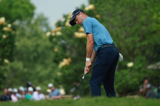 The Memorial Tournament DUBLIN, OHIO - JUNE 06: Justin Thomas plays his putt on the 9th green during the third round of The Memorial Tournament presented by Workday at Muirfield Village Golf Club in Dublin, Ohio, USA on Saturday, June 6, 2026. Dublin Ohio United States  Copyright: xJorgexLemusx originalFilename:lemus-thememor260606_npdx3.jpg