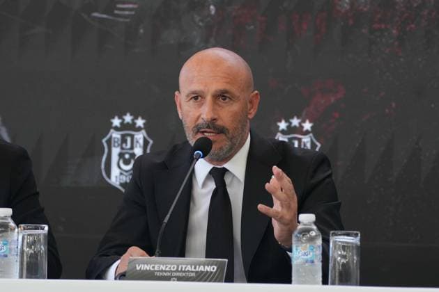ISTANBUL, June 6, 2026 Besiktas President Serdar Adali and Italian head coach Vincenzo Italiano (pictured) signed a two-year contract in Istanbul on June 6, 2026, officially appointing Italiano as Besiktas s new manager. ( Photo by Seskimphoto ) Istanbul Turkey Istanbul Turkey Copyright: xSeskimphotox Vincenzo_Italiano_060626 (43)