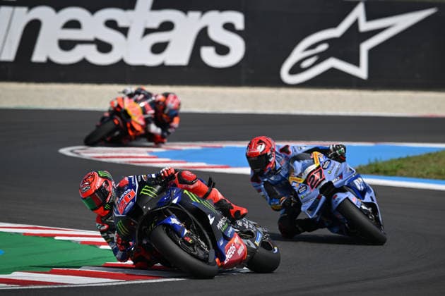 MOTO - MOTO GP - HUNGARY GRAND PRIX 2026 20 QUARTARARO Fabio (fra), Monster Energy Yamaha MotoGP Team, Yamaha YZR-M1, action 27 LECUONA Iker (spa), BK8 Gresini Racing MotoGP, Ducati Desmosedici GP26, action during the 2026 MotoGP Grand Prix of Hungary , on Balaton Park circuit, from June 5 to 7, in Hungary - Balaton ParkHungary  Copyright: xGIGIxSOLDANOx