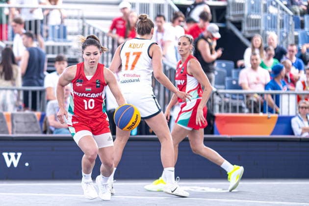 Warszawa 06.06.2026. 3x3 Basketball World Cup Day 6 in Warsaw, Poland. Netherlands - Hungary match --- Mistrzostwa Swiata w koszykowce 3x3 Dzien 6 w Warszawie. Mecz Holandia - Wegry Persons Shown : Klaudia Papp Fot. Kai Taller Arena Akcji NEWSPIX.PL --- newspix.pl 