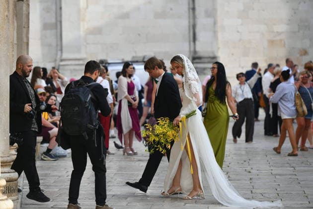 Dubrovnik, 060626. Wedding of Croatian footballer Borna Sosa. Photo: Bozo Radic CROPIX Dubrovnik Croatia Copyright: xxBozoxRadicx xCROPIXx wedding_borna_sosa20-060626