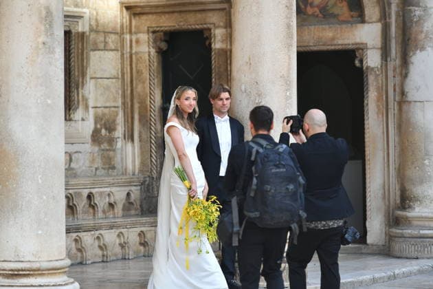 Dubrovnik, 060626. Wedding of Croatian footballer Borna Sosa. Photo: Bozo Radic CROPIX Dubrovnik Croatia Copyright: xxBozoxRadicx xCROPIXx wedding_borna_sosa21-060626