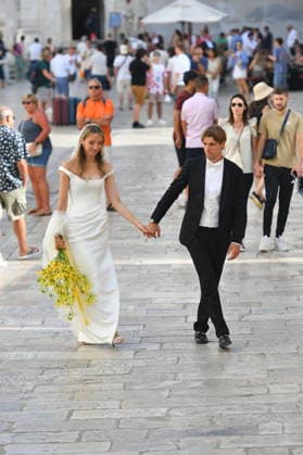 Dubrovnik, 060626. Wedding of Croatian footballer Borna Sosa. Photo: Bozo Radic CROPIX Dubrovnik Croatia Copyright: xxBozoxRadicx xCROPIXx wedding_borna_sosa30-060626