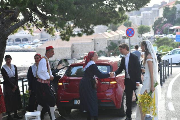 Dubrovnik, 060626. Wedding of Croatian footballer Borna Sosa. Photo: Bozo Radic CROPIX Dubrovnik Croatia Copyright: xxBozoxRadicx xCROPIXx wedding_borna_sosa46-060626