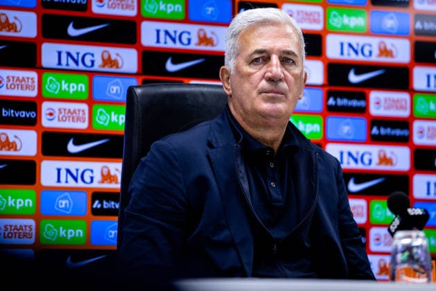 ROTTERDAM, NETHERLANDS - JUNE 3: Algeria head coach Vladimir Petkovic attends a press conference, PK, Pressekonferenz after the International Friendly, Länderspiel, Nationalmannschaft match between Netherlands and Algeria at Stadion Feijenoord on June 3, 2026 in Rotterdam, Netherlands.  Copyright: xRenexNijhuis MBxMediax