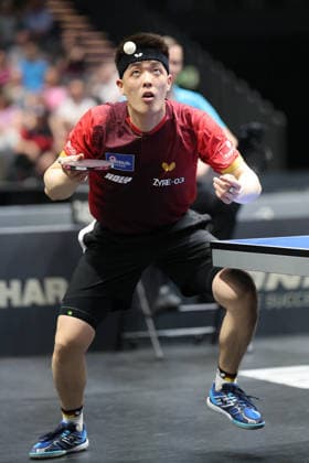 Dang Qiu GER Erfurt TT Finals 2026 German Championships, Table Tennis Exhibition Hall Erfurt 06 06 2026 GER Erfurt TT Finals 2026 German Championships, Table Tennis Exhibition Hall Erfurt 06 06 2026 Thuringia German Championships 06 06 2026 Erfurt Copyright: xEibner-Pressefoto JoergxHirschx EP_JHH