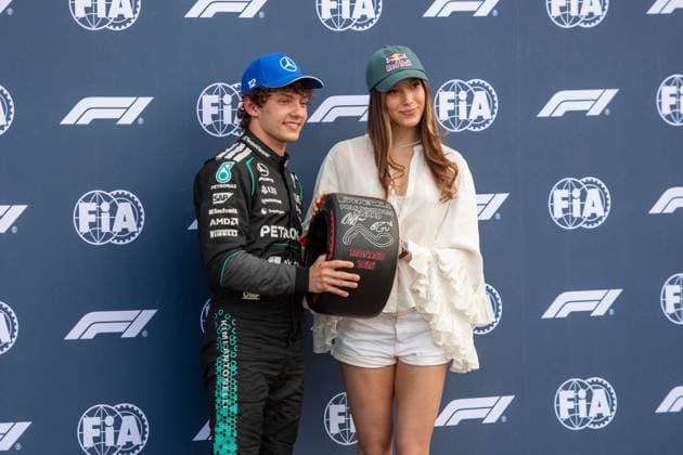 Andrea Kimi Antonelli 12, Mercedes AMG Petronas F1 Team,Eileen Gu, Freestyle skier, Qualifying, Monaco Grand Prix, Motorsport, Men, Formula 1, 06 06 2026 Monte Carlo Monaco MCO Copyright: xkolbert-press MartinxWdziecznyx
