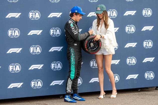 Andrea Kimi Antonelli 12, Mercedes AMG Petronas F1 Team,Eileen Gu, Freestyle Skier, Qualifying, Monaco Grand Prix, Motorsport, Men, Formula 1, 06 06 2026 Monte Carlo Monaco MCO Copyright: xkolbert-press MartinxWdziecznyx