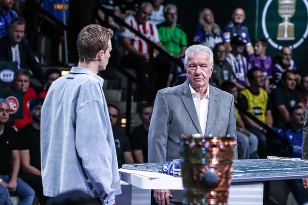 Sport, Football, DFB Cup Season 2026 2027 DFB Cup Draw for the 1st Round 06 06 2026, German Football Museum Peter Frymuth DFB Vice President Dortmund German Football Museum North Rhine-Westphalia Germany