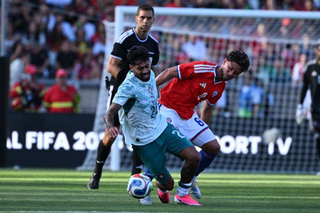 Football, International match, Chile - Portugal