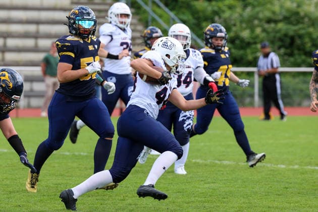 2026 06 06 , Kobras Ladies vs Braunschweig Lions, GFL Women, Stadion Wilmersdorf Alicia Sorge Lady Lions Braunschweig, 44 runs with the ball herself