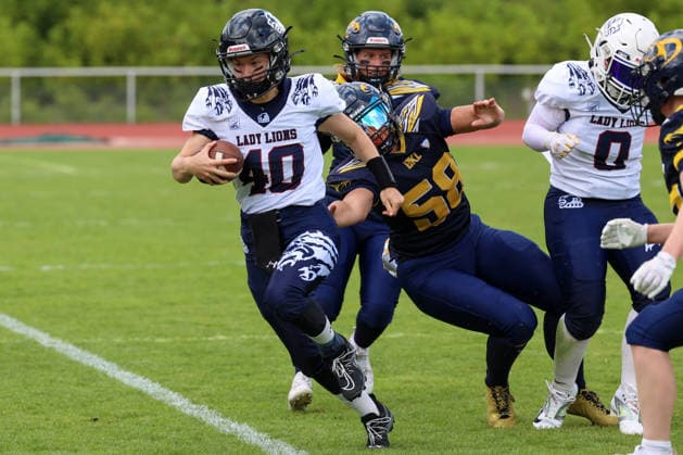 2026 06 06 , Kobras Ladies vs Braunschweig Lions, GFL Women, Stadion Wilmersdorf Melina Bergt Lady Lions Braunschweig, 40 runs herself