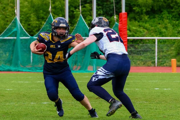 2026 06 06 , Kobras Ladies vs Braunschweig Lions, GFL Women, Stadion Wilmersdorf Susanne Rojahn Kobra Ladies, 24 with the ball