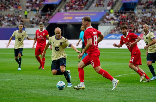 June 7, 2026, Seoul, Mapo-Gu, South Korea: The first half of the Ã¢â‚¬oe2026 Champions Impact in SeoulÃ¢â‚¬Â kicked off on June 6 at the Seoul World Cup Stadium in Mapo, Seoul. The match between the BaroÂßa Legends and the Reds Legends was as intense as a game between professional soccer players. 2026 Champions Impact In Seoul: First Half  - ZUMAk199 0858505108st Copyright: xKimxDohyeonx