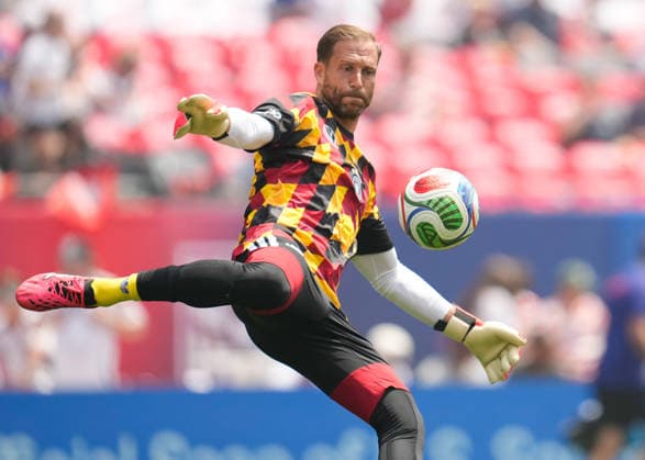 Oliver Baumann Germany, 12 before the match USA, United States vs Germany, International Soccer, Friendly, 06 06 2026 USA, United States vs Germany, International Soccer, Friendly, 06 06 2026 Chicago Copyright: xEibner-Pressefoto ScottxColemanx EP_SCN
