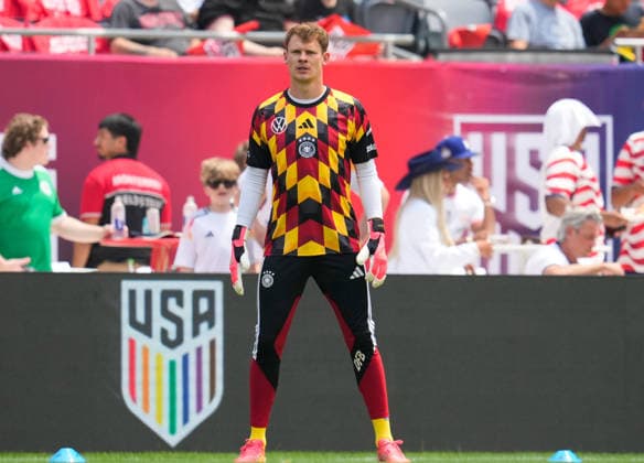 Alexander Nuebel Germany, 21 before the match USA, United States vs Germany, International Soccer, Friendly, 06 06 2026 USA, United States vs Germany, International Soccer, Friendly, 06 06 2026 Chicago Copyright: xEibner-Pressefoto ScottxColemanx EP_SCN