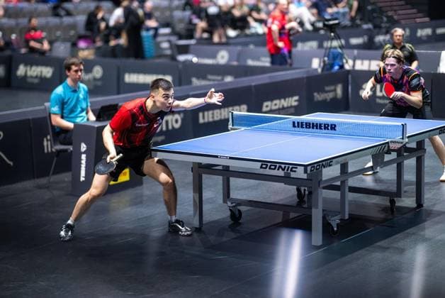 TABLE TENNIS TT FINALS 2026 IN ERFURT FOR EDITORIAL PURPOSES ONLY p 06 06 2026 Erfurt 94 National German Championships Women Men at the German TT Finals Round of 16 Adults Singles photo Kay Stumper Post SV Muehlhausen Germany Thueringen Erfurt Copyright SaschaxFromm Copyright: SaschaxFromm doc8669ozvr3cmdlgsv1ecq ,EDITORIAL USE ONLY Copyright: SaschaxFromm