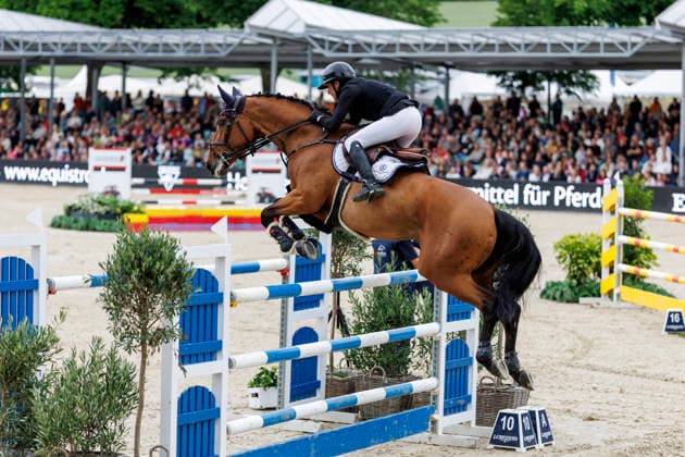 BALVE LONGINES Balve Optimum 2026, BALVE LONGINES Balve Optimum 2026 BAUR Simone GER , Quel Reve CHAMPIONAT VON BALVE presented by E Holding GmbH, Wocklum Gruppe and Paul Müller GmbH Int Jumping Competition with jump-off 1 45 m DIETER GRAF LANDSBERG VELEN GEDÄCHTNISPREIS Balve, Equestrian Center Schloss Wocklum 06 June 2026