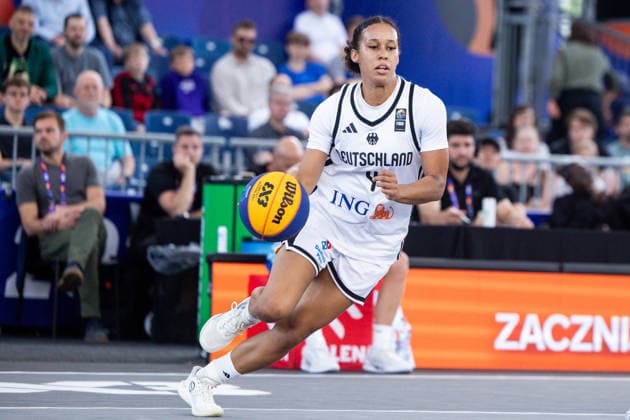 FIBA 3x3 World Cup Laura Zolper during FIBA 3x3 World Cup Germany vs Azerbaijan match in Warsaw, Poland, on June 6, 2026 Warsaw Poland  Copyright: xFotoxOlimpikx originalFilename:jastrzebowski-fiba3x3w260606_np0Uw.jpg