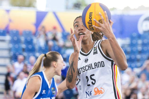 FIBA 3x3 World Cup Ama Degbeon during FIBA 3x3 World Cup Germany vs Azerbaijan match in Warsaw, Poland, on June 6, 2026 Warsaw Poland  Copyright: xFotoxOlimpikx originalFilename:jastrzebowski-fiba3x3w260606_np3YS.jpg