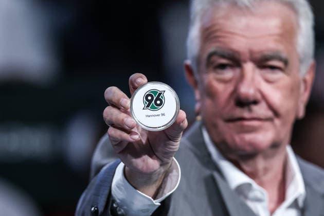 Sport, Football, DFB Cup Season 2026 2027 DFB Cup Draw for the 1st Round 06 06 2026, German Football Museum Draw Ball Hannover 96 Dortmund German Football Museum North Rhine-Westphalia Germany