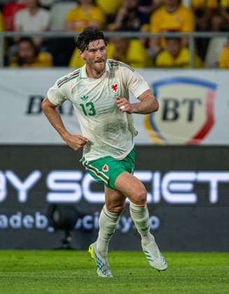 Football - International Friendly, Länderspiel, Nationalmannschaft - Romania v Wales BUCHAREST, ROMANIA - Saturday, June 6, 2026: Wales Kieffer Moore during an International Friendly match between Romania and Wales at the Stadionul Steaua. (Photo by Alex Nicodim Propaganda) BUCHAREST Stadionul Steaua BUCHAREST ROMANIA  Copyright: xDavidxRawcliffex P2026-06-06-Romania_Wales-157