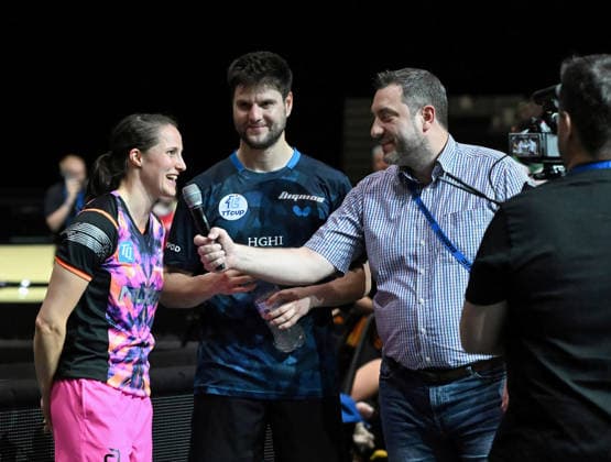Dimitrij Ovtcharov and Sabine Winter are the new German Mixed Champions Dimitrij Ovtcharov and Sabine Winter are the new German Mixed Champions They won the title in this category for the first time at their premiere as a duo at the LOTTO Thüringen TT Finals 2026 at Messe Erfurt on June 6, 2026 Erfurt Messe Erfurt Thuringia Germany