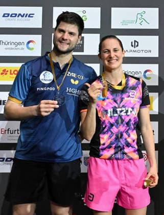 Dimitrij Ovtcharov and Sabine Winter are the new German Mixed Champions Dimitrij Ovtcharov and Sabine Winter are the new German Mixed Champions They won the title in this category for the first time at their premiere as a duo at the LOTTO Thüringen TT Finals 2026 at Messe Erfurt on June 6, 2026 Erfurt Messe Erfurt Thuringia Germany
