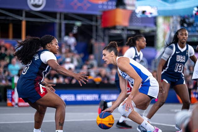 Basketball, FIBA 3x3 World Championship in Warsaw, Women, France - USA