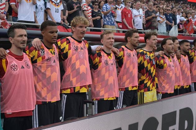 USA v Germany - International Friendly, Länderspiel, Nationalmannschaft CHICAGO, ILLINOIS - JUNE 6: Players of Germany line up ahead of the International Friendly match between United States and Germany at Soldier Field in Chicago, Illinois, United States on June 6, 2026. Jacek Boczarski Anadolu Illinois United States. Editorial use only. Please get in touch for any other usage.  Copyright: x2026xAnadoluxJacekxBoczarskix