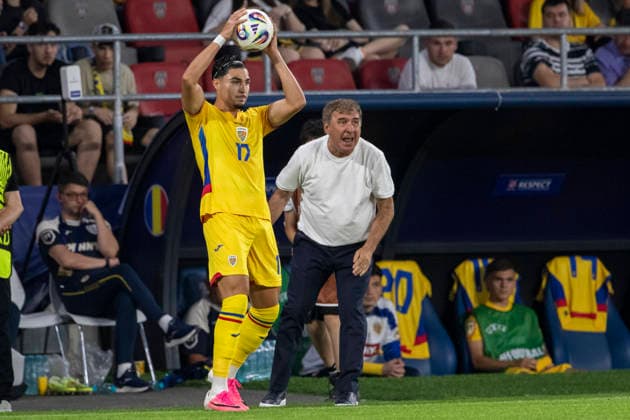 Saturday, 6 June 2026, Bucuresti, Romania, UEFA Friendly Matches, Romania vs Wales Steaua Bucharest Stadium, Bucuresti Coach Gheorghe Hagi shouts instructions to players