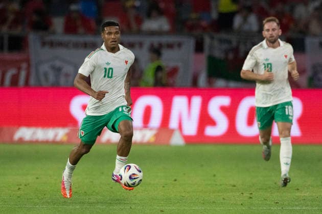 Saturday, 6 June 2026, Bucuresti, Romania, UEFA Friendly Matches, Romania vs Wales Steaua Bucharest Stadium, Bucuresti 10 Kai Andrews ball action