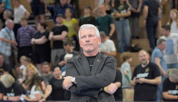 06 06 2026, Club President Uwe Saegeling, Handball, 2 Bundesliga, last matchday of the season, HC Elbflorenz Dresden Dessau Rosslauer HV, c Dresden