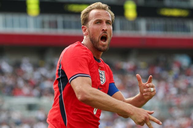RECORD DATE NOT STATED 6th June 2026; Raymond James Stadium, Tampa, Florida, United States of America; Friendly International Football, England versus New Zealand; Harry Kane of England celebrates after scoring in extra time of the first half to go up 1-0 DavidxBuono