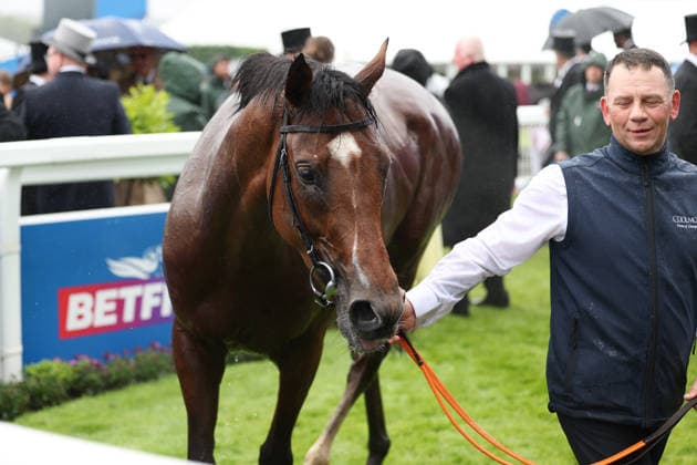 Bay City Roller (J. Oisin Murphy T. George Scott) wins the Coolmore Coronation Cup during The Derby Meeting at Epsom Racecourse, Epsom, UK on 6 June 2026. Copyright: xKenxSparksx 45050075
