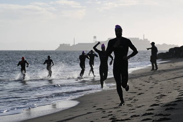 Sokin Escape From Alcatraz Triathlon - T100 San Francisco 2026 SAN FRANCISCO, CA - JUNE 6: The Sokin Escape From Alcatraz Triathlon 2026 - T100 is held at Marina Blvd in San Francisco, California, United States on June 6, 2026. Tayfun Coskun Anadolu California United States. Editorial use only. Please get in touch for any other usage.  Copyright: x2026xAnadoluxTayfunxCoskunx