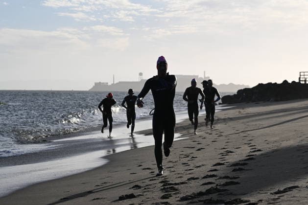Sokin Escape From Alcatraz Triathlon - T100 San Francisco 2026 SAN FRANCISCO, CA - JUNE 6: The Sokin Escape From Alcatraz Triathlon 2026 - T100 is held at Marina Blvd in San Francisco, California, United States on June 6, 2026. Tayfun Coskun Anadolu California United States. Editorial use only. Please get in touch for any other usage.  Copyright: x2026xAnadoluxTayfunxCoskunx