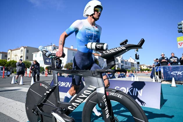 Sokin Escape From Alcatraz Triathlon - T100 San Francisco 2026 SAN FRANCISCO, CA - JUNE 6: Germany’s Rico Bogen wins The Sokin Escape From Alcatraz Triathlon - T100 at Marina Blvd in San Francisco, California, United States on June 6, 2026. Tayfun Coskun Anadolu California United States. Editorial use only. Please get in touch for any other usage.  Copyright: x2026xAnadoluxTayfunxCoskunx