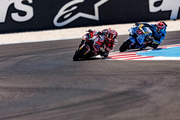 MotoGP of Hungary - Sprint & Qualifying Number 63 Ducati Lenovo Team rider Francesco Bagnaia and Number 27 BK8 Gresini Racing MotoGP rider Iker Lecuona during qualifying at the 2026 Grand Prix of Hungary. Balatonfokajar, Balatonfokajar Hungary  Copyright: xStephenxBlackberryx originalFilename:blackberry-2026gran260606_np24L.jpg