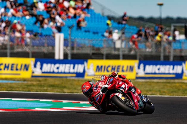 MotoGP of Hungary - Sprint & Qualifying Number 93 Ducati Lenovo Team rider Marc Marquez during qualifying at the 2026 Grand Prix of Hungary. Balatonfokajar, Balatonfokajar Hungary  Copyright: xStephenxBlackberryx originalFilename:blackberry-2026gran260606_npyAb.jpg