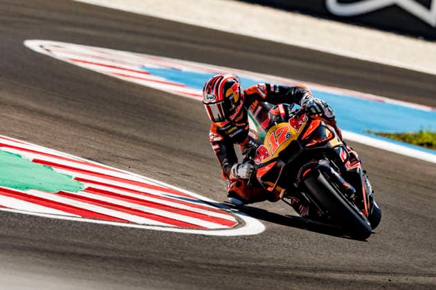 MotoGP of Hungary - Sprint & Qualifying Number 12 Red Bull KTM Tech3 rider Maverick Vinales participates in qualifying at the 2026 Grand Prix of Hungary. Balatonfokajar, Balatonfokajar Hungary  Copyright: xStephenxBlackberryx originalFilename:blackberry-2026gran260606_npdiD.jpg