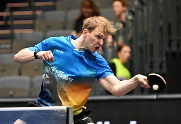 Benedikt Duda from TTC Schwalbe Bergneustadt is in the DM semi-finals Benedikt Duda from TTC Schwalbe Bergneustadt is in the DM semi-finals LOTTO Thüringen TT Finals 2026 in Erfurt German Championships for men and women on June 6, 2026 at Messe Erfurt Erfurt Messe Erfurt Thuringia Germany