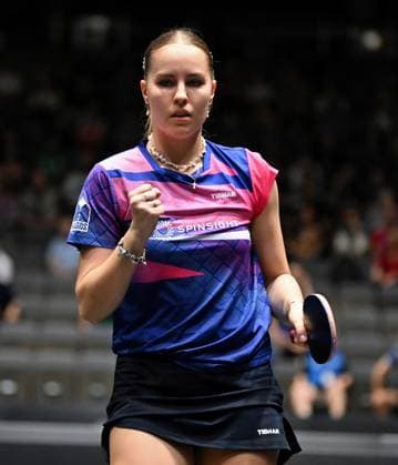 Defending champion Annett Kaufmann SV DJK Kolbermoor advances to the womens DM semi-finals once again Defending champion Annett Kaufmann SV DJK Kolbermoor advances to the womens DM semi-finals once again LOTTO Thüringen TT Finals 2026 in Erfurt German Championships for women and men on June 6, 2026 at Messe Erfurt Erfurt Messe Erfurt Thuringia Germany