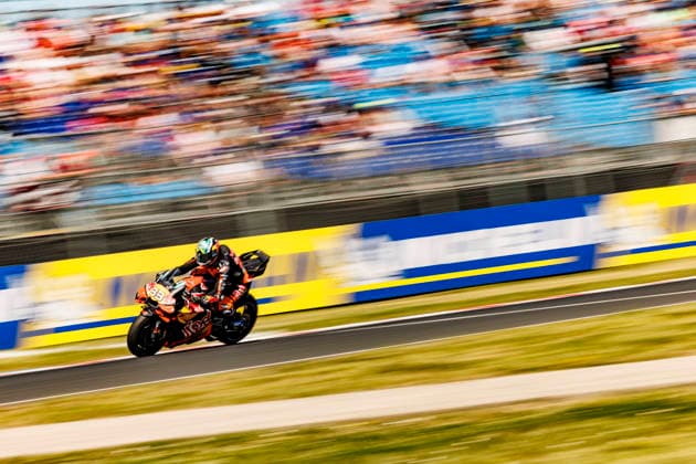 MotoGP of Hungary - Sprint & Qualifying Number 33 Red Bull KTM Factory Racing rider Brad Binder during qualifying at the 2026 Grand Prix of Hungary. Balatonfokajar, Balatonfokajar Hungary  Copyright: xStephenxBlackberryx originalFilename:blackberry-2026gran260606_npLpe.jpg