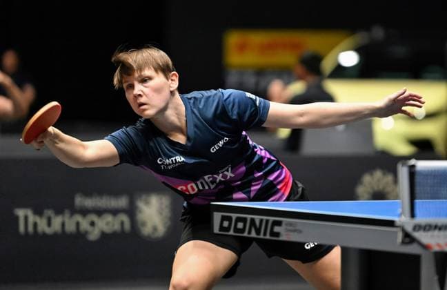 Nina Mittelham from ttc berlin eastside is in the DM semi-finals Nina Mittelham from ttc berlin eastside is in the DM semi-finals LOTTO Thüringen TT Finals 2026 in Erfurt German Championships for women and men on June 6, 2026 at Messe Erfurt Erfurt Messe Erfurt Thuringia Germany