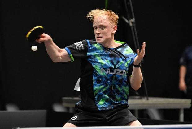 Andre Bertelsmeier fends off five match points against Dimitrij Ovtcharov and reaches the semi-finals of the German Championships for the first time Andre Bertelsmeier fends off five match points against Dimitrij Ovtcharov and reaches the semi-finals of the LOTTO Thüringen TT Finals 2026 in Erfurt German Championships for men and women on June 6, 2026 at Messe Erfurt Erfurt Messe Erfurt Thuringia Germany