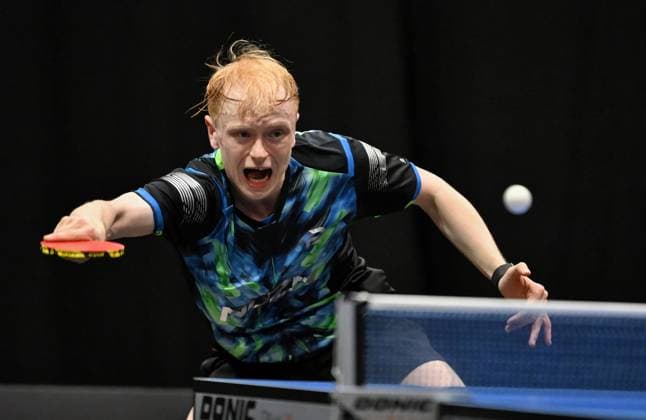 Andre Bertelsmeier fends off five match points against Dimitrij Ovtcharov and reaches the semi-finals of the German Championships for the first time Andre Bertelsmeier fends off five match points against Dimitrij Ovtcharov and reaches the semi-finals of the LOTTO Thüringen TT Finals 2026 in Erfurt German Championships for men and women on June 6, 2026 at Messe Erfurt Erfurt Messe Erfurt Thuringia Germany