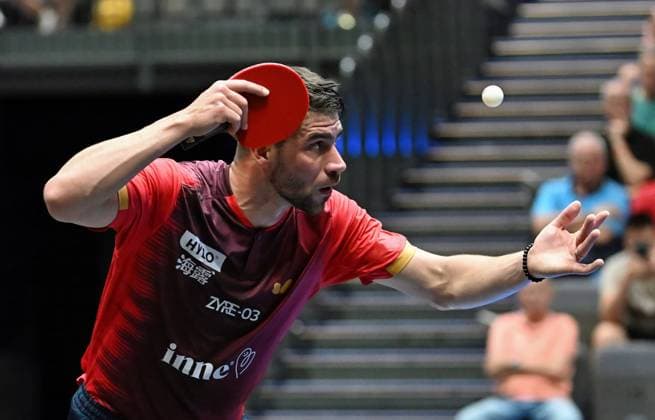 Patrick Franziska from 1 FC Saarbrücken TT is in the semi-finals of the German Championships Patrick Franziska from 1 FC Saarbrücken TT is in the semi-finals and wants to win the title for the first time LOTTO Thüringen TT Finals 2026 in Erfurt German Championships for men and women on June 6, 2026 at Messe Erfurt Erfurt Messe Erfurt Thuringia Germany