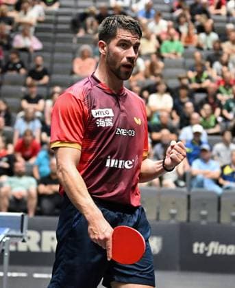 Patrick Franziska from 1 FC Saarbrücken TT is in the semi-finals of the German Championships Patrick Franziska from 1 FC Saarbrücken TT is in the semi-finals and wants to win the title for the first time LOTTO Thüringen TT Finals 2026 in Erfurt German Championships for men and women on June 6, 2026 at Messe Erfurt Erfurt Messe Erfurt Thuringia Germany